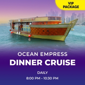 Ocean Empress Large Group Dinner Cruise Dubai